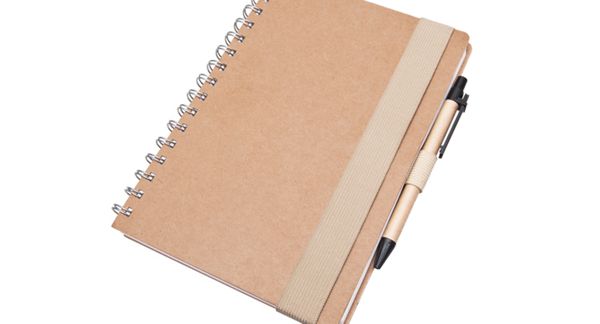 Cuaderno ecológico, Libretas de pasta dura, Libretas ecológicas con bolígrafo